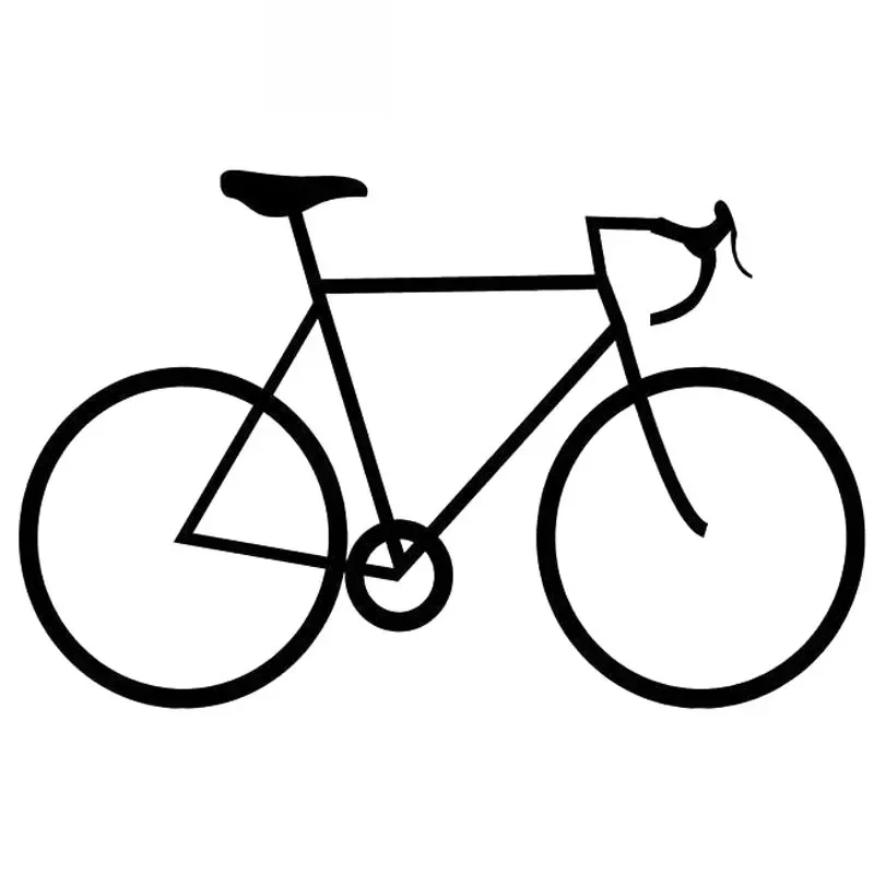 Creative Speed Bike Bicycle Car Styling Motorcycle Sticker Decal Pvc Motorcycle Car Decal Sticker, Black/white, 14cm*9cm