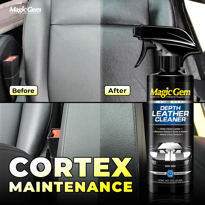 Magic Gem Car Interior Restorer Spray Dashboard Cleaner Polish Leather Cleaner Protectant Detailing Remove Stains For Toyota