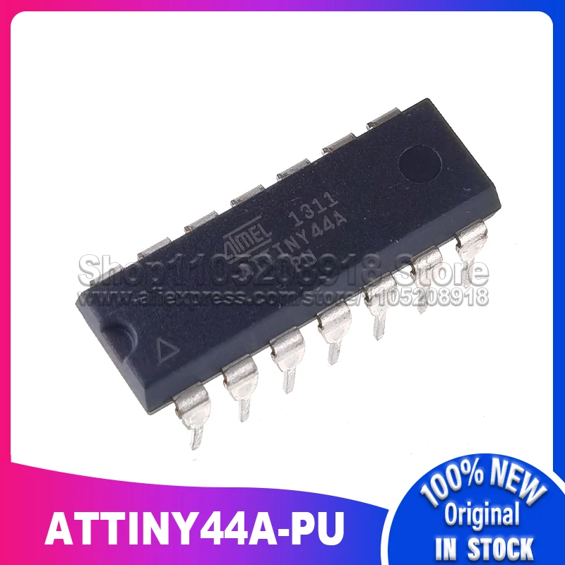 

10 шт./лот ATTINY44A-PU ATTINY44A DIP14 100% новый оригинал на складе