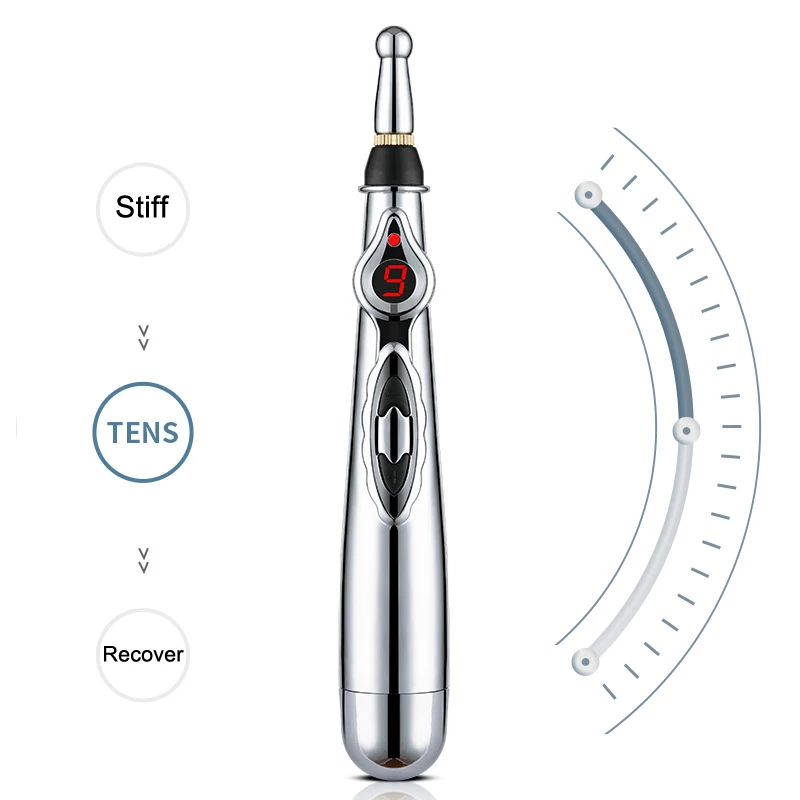 New Electronic Acupuncture Pen Meridian Energy Acup Meridian Massage Pen Boxed Energy Circulation Massage Pen Physiotherapy