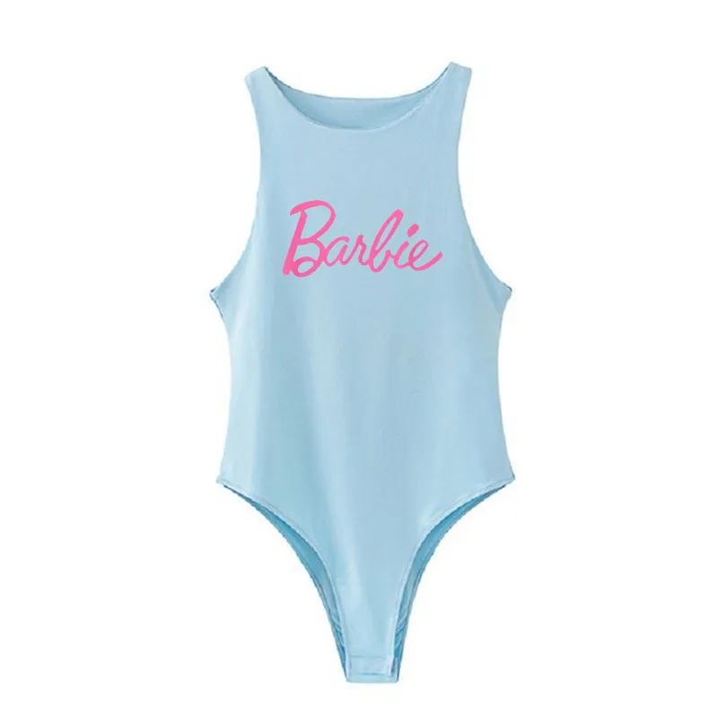 European American Sexy Slim Fit Barbie One-Piece Swimsuit for Women, Comfortable Nude Stretchy Quick-Drying Beach Swimsuit