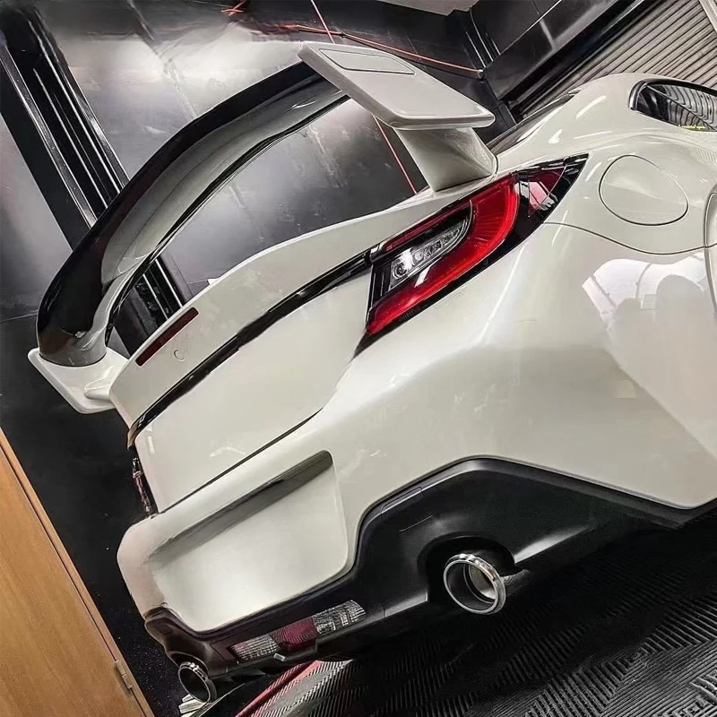 

High Quality Carbon fiber modified Wolf Flame three-stage tail wing fixed wing spoiler suitable for GR86/For BRZ