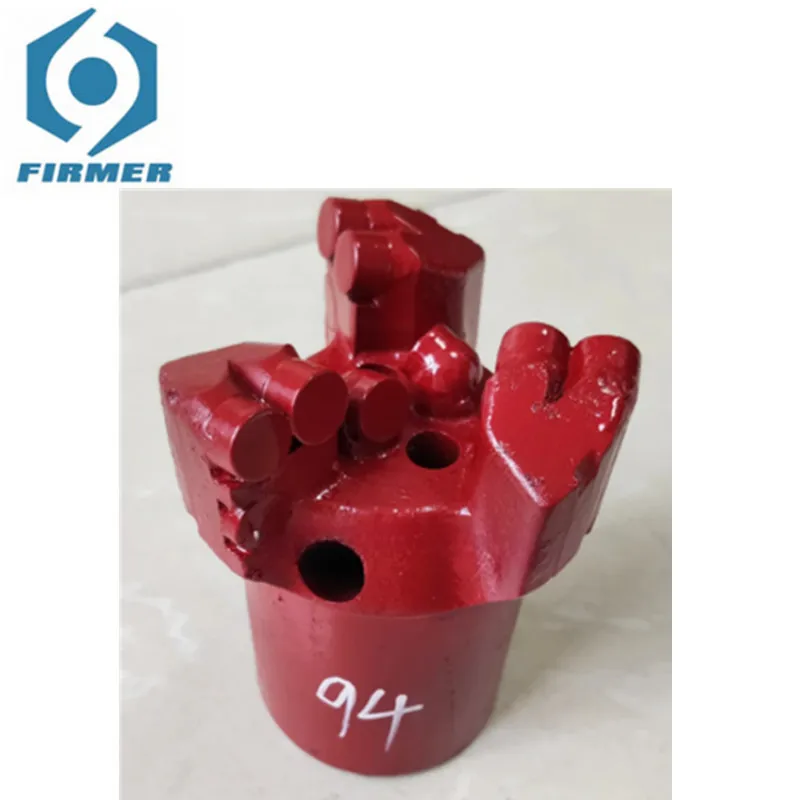 94mm Three-wings Concave Non-core Scraper Composite Blade Rock Drill Bit Coal Mine Geological Exploration PDC Well Drilling Bits