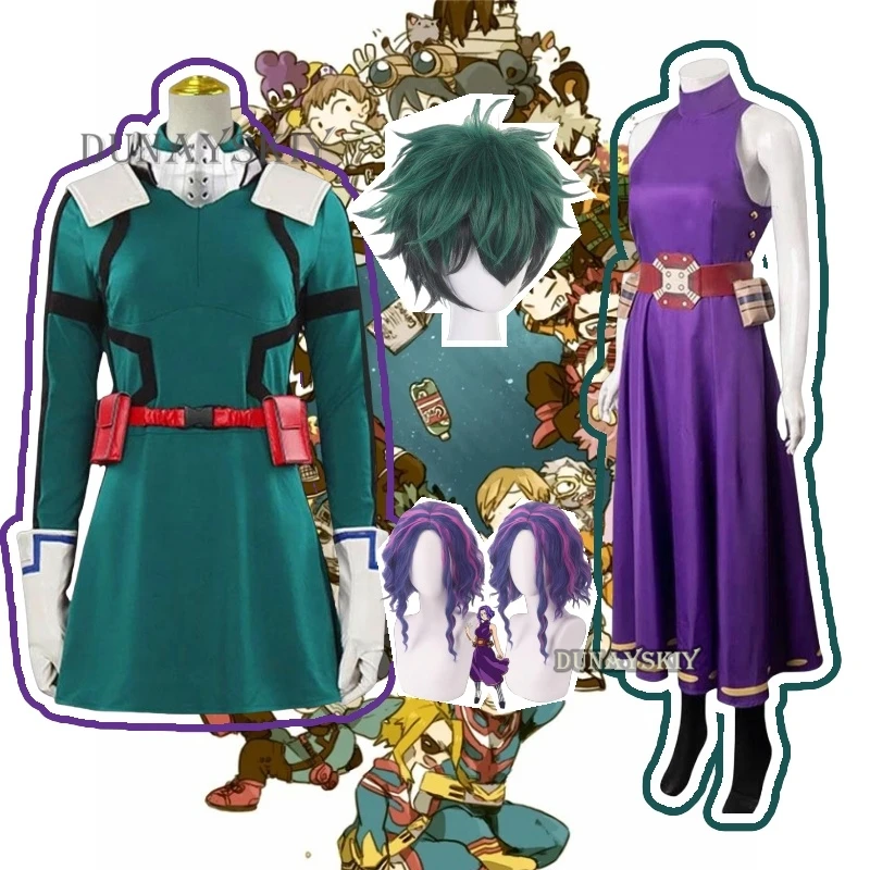 

Izuku Midoriya Cosplay Lady Nagant Uniform Costume Dress Outfits Halloween Carnival Suit Customize Any Size