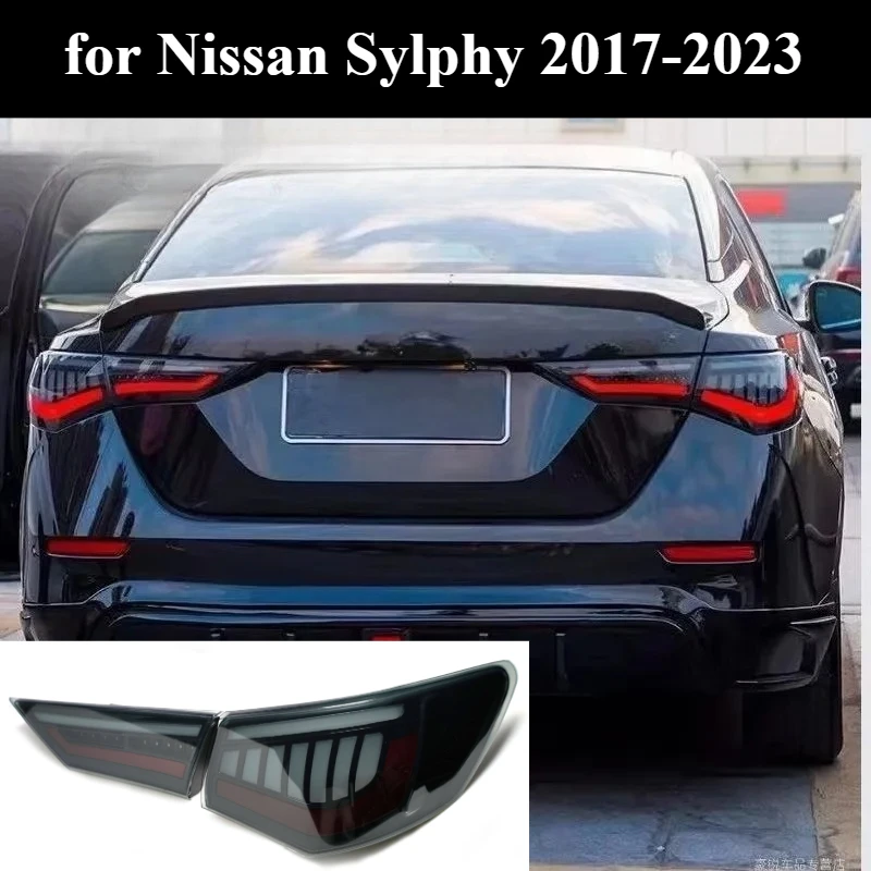For Nissan Sylphy 2017-2023 New Condition Rear Signal Fog Brake Reverse Turn Signal Lamp Tail Light Assembly LED Taillights