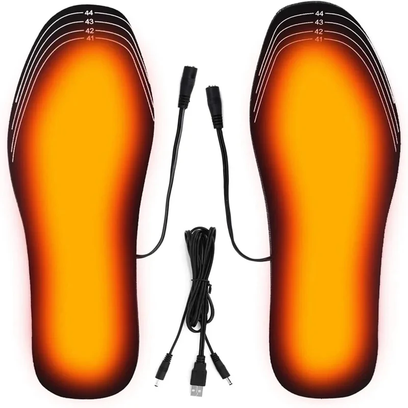 

1Pair USB Heating Shoes Insole Quality Winter Warm Insoles for Feet Men Women Electrically heated Shoe Sole Non Slip Shoe Pads