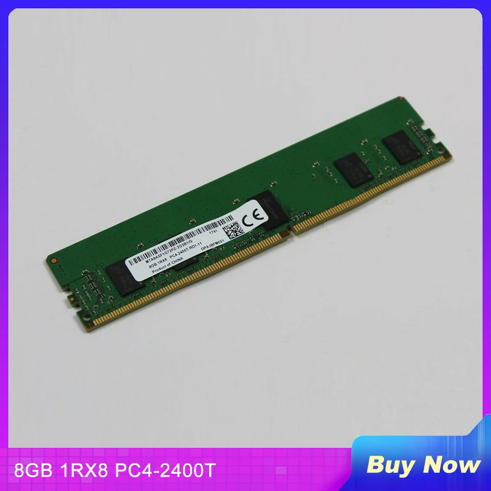 

1 PCS RAM For MT 8G 8GB 1RX8 PC4-2400T-RD1-11 DDR4 Server Memory MTA9ASF1G72PZ-2G3B1IK