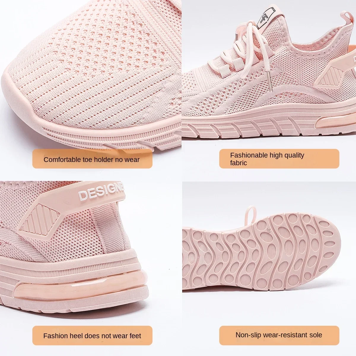 2024 Spring New Women\'s Shoes Sneakers Korean Style Breathable Sports Casual Shoes Women Solid Color Air Mesh Woman Shoe