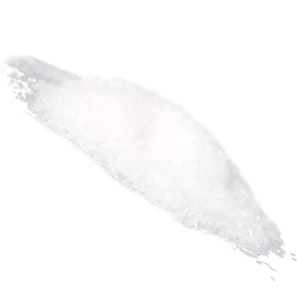 

500g Artificial Snowflake Powder Decor Christmas Winter Party Photo Props Non Melting Fake Snow for Craft Gifts