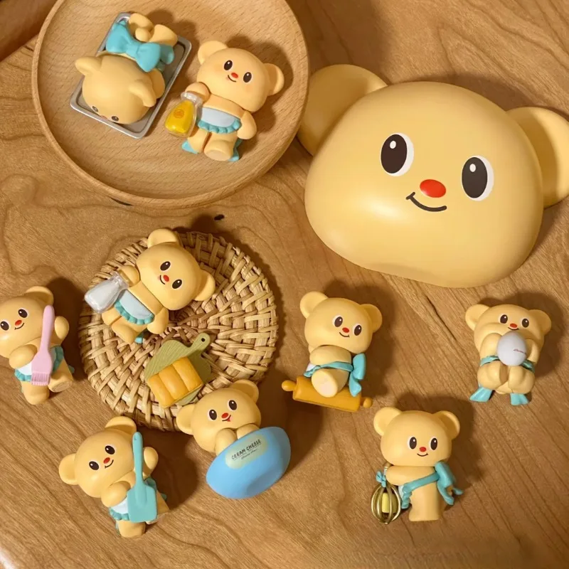 

Butter Bear Baking Expert Series Blind Box Mini Cute Grain Mystery Box Action Figures Cartoon Desktop Cartoon Decor Toys Gift