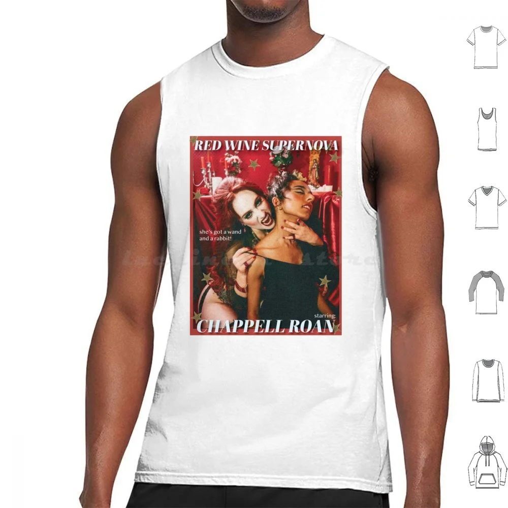 Red Wine Supernova By Chappell Roan Movie Poster Tank Tops Print Cotton Red Wine Supernova Chappell Roan Movie Music Album