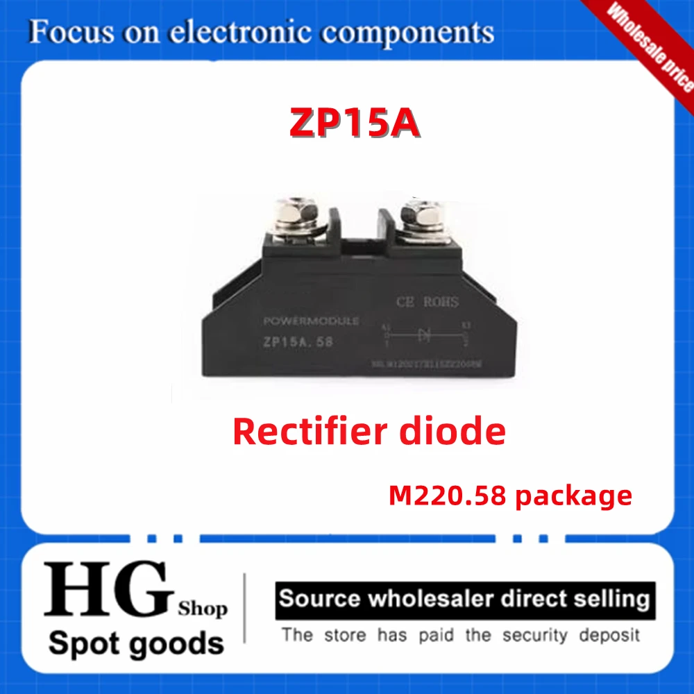 ZP150A 1000V Rectifier diode ZP5A 10A 15A 20A 25A 30A 40A 50A 55A 90A 100A 110A 150A 1000V anti-backcharge diode module M220.58