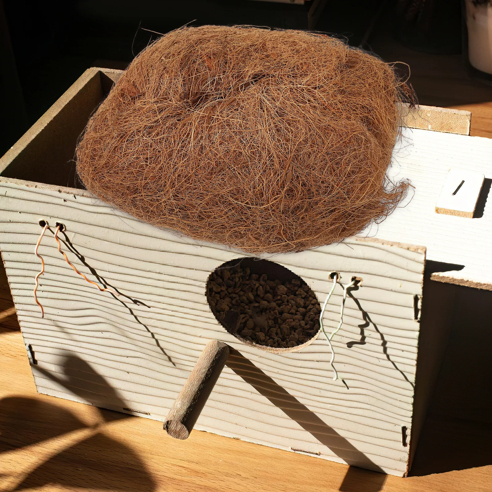 

100G Coir Bird Nest Liners Natural Coconut Fiber Bedding For Small Animals Reptiles Squirrel Nesting Material Moisture