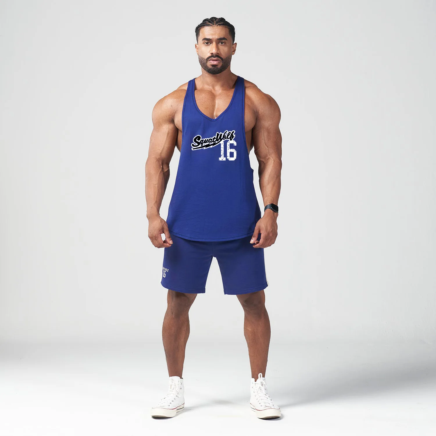 Fitness Sports Casual Vest Men\'s Exercise Basketball 2023 Vest Solid Color Fashion Fitness Clothing Tide