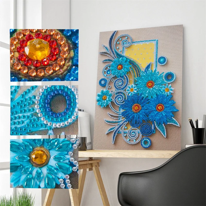 Promoção! 5d kits de pintura diamante diy em forma diamante arte flores ponto cruz imagens bordado artesanato para decoração parede casa