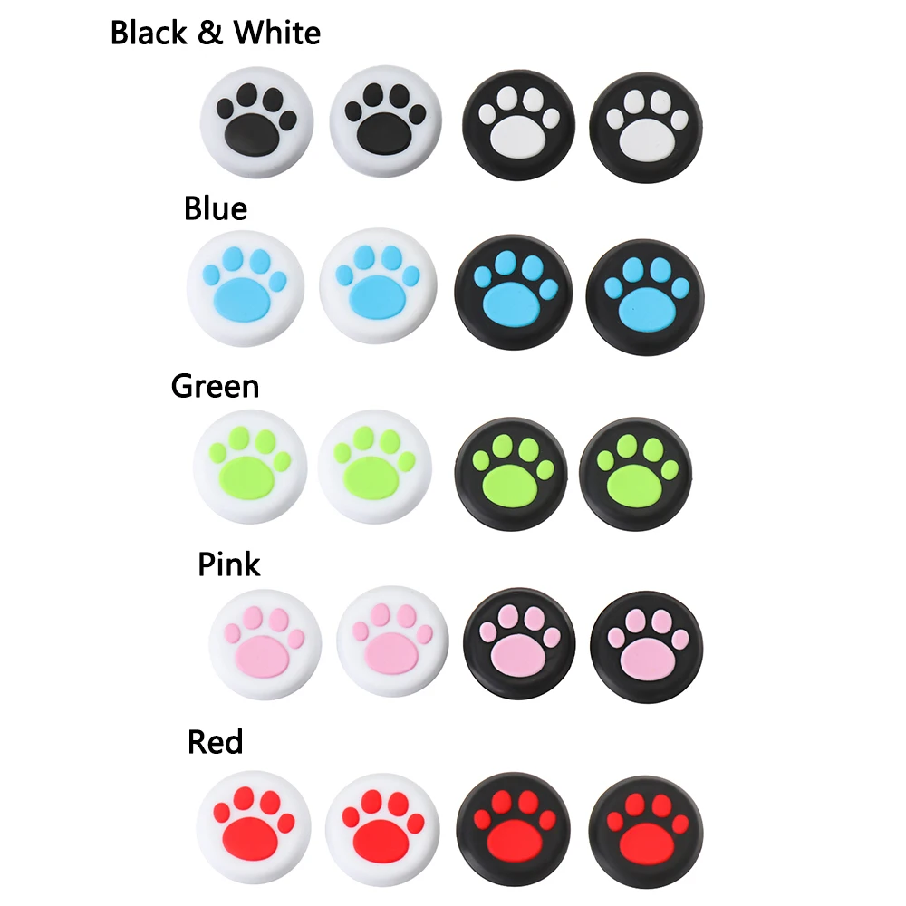 Silicone Cover Protector para Sony PlayStation 5, Thumb Sticks, Controller Caps, PS5, PS4, PS4, XBox, novo, 4 pcs