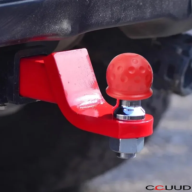 1/2pcs Tow Bar Ball Cover Cap Trailer Ball Covers Tow Bar Cap Universal Hitch Trailer Towball Protect Car Accessories