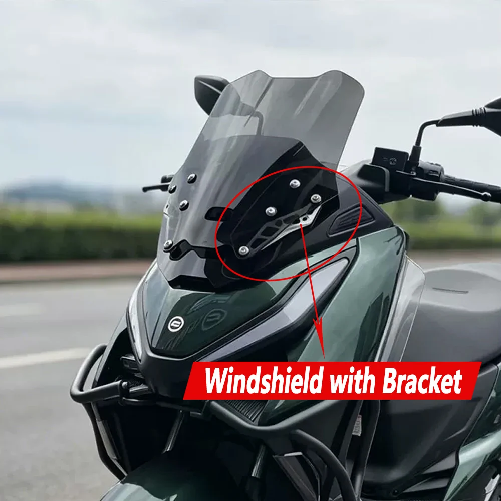 For CFMOTO 150SC-F 150SC F competitive modification high-quality front windshield 150scf modification blackened windshield panel
