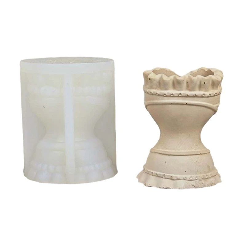 

Vase Resin Mold 3D Wedding Dress Silicone Mould Exploy Casting Moulds Home Decor Drop shipping