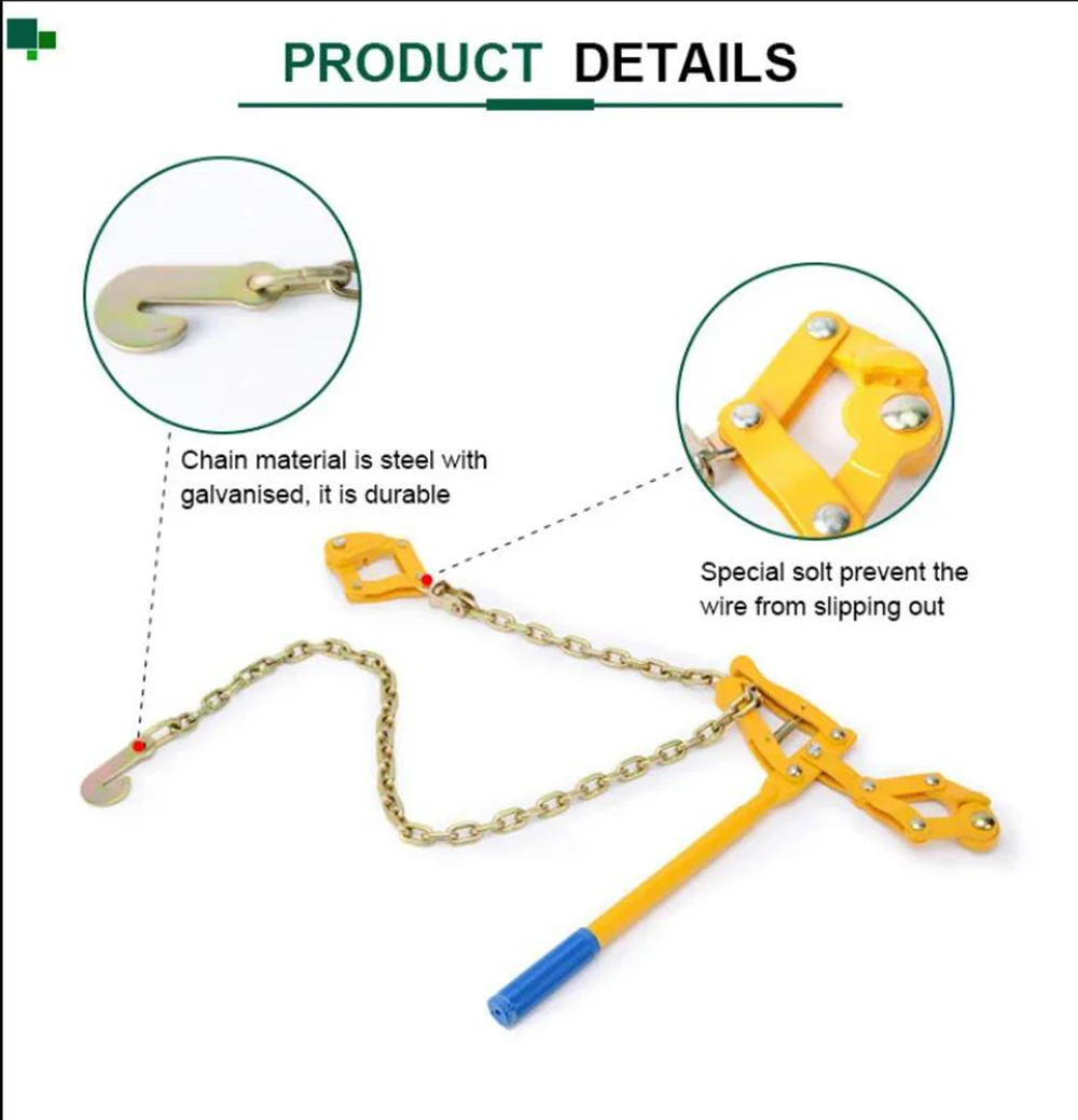 Цепной фильтр 2025, инструмент для ремонта забора, ограждение, уличное оцинкованное животное, электрический забор, натяжение проволоки для фермы, инструменты для обжима