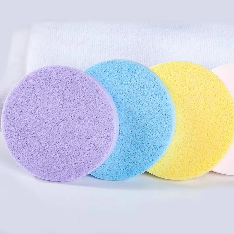 Compression Face Wash Sponge Cleansing Sponges PVA Compression Strips Makeup Wipes Reusable Cotton Pads Cleaning Sponge