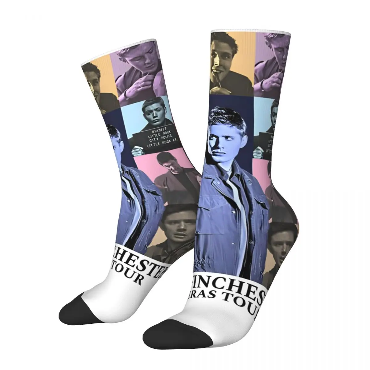 Dean Winchesters Eras Tour Socks Winter Stockings Gothic Unisex Warm Soft Socks Custom Running Sports Non-Slip Socks