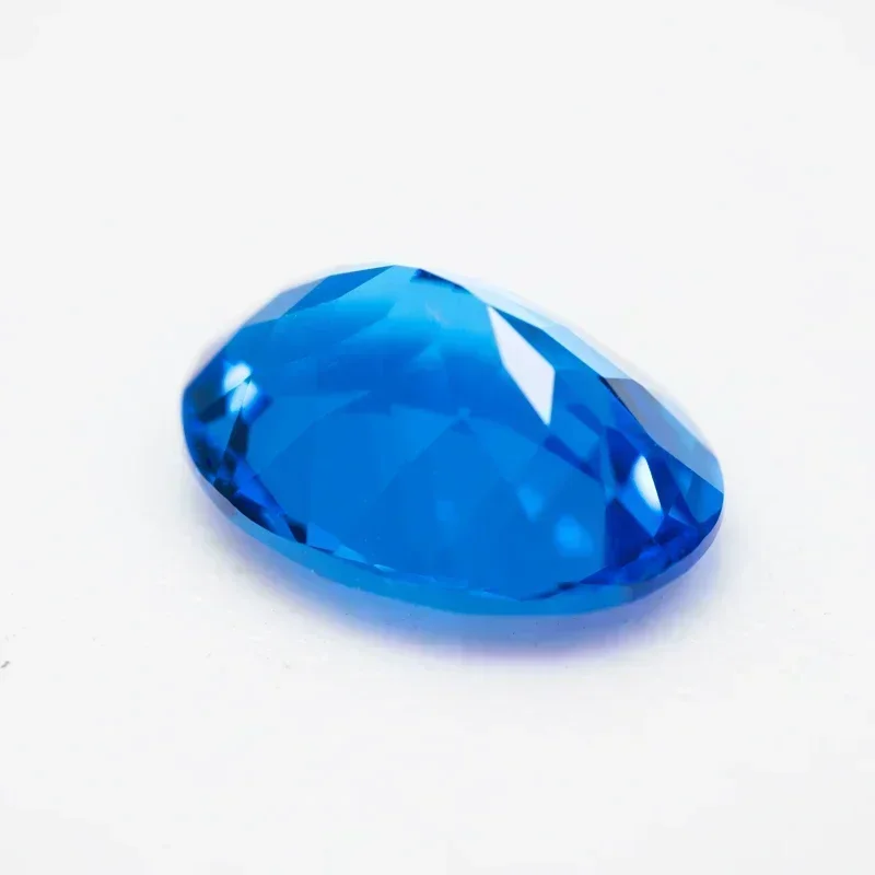 Lab Grown Cobalt Spinel Oval Shape Blue Demon VVS1 Charms Beads Selectable AGL Certificate Diy Jewelry Making Pendant Materials