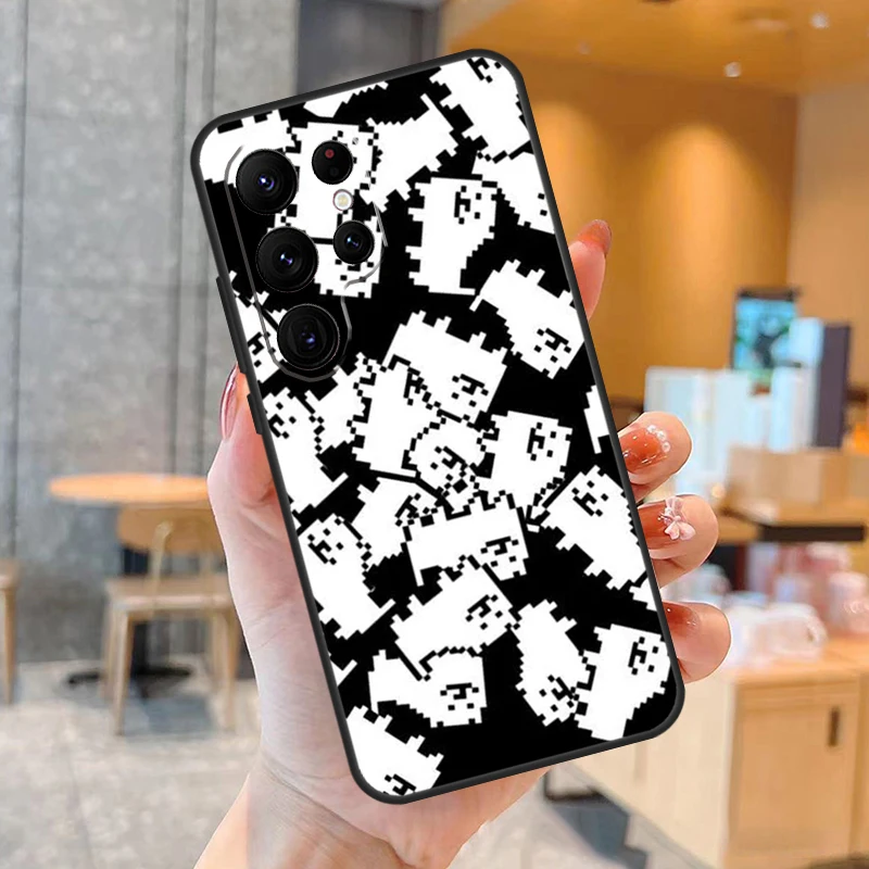 Undertale Annoying Dog Case For Samsung Galaxy S23 S21 S22 Ultra S8 S9 S10 Note10 Plus Note 20 Ultra S20 FE Cover