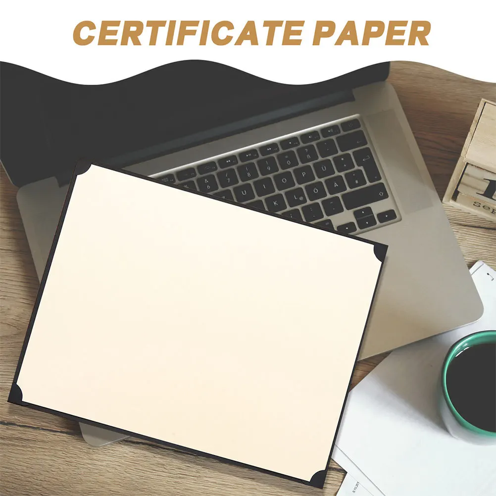 

5pcs 5 Pieces Award Certificate Paper for Blank Cardstock Graduation Diploma Printing Printer