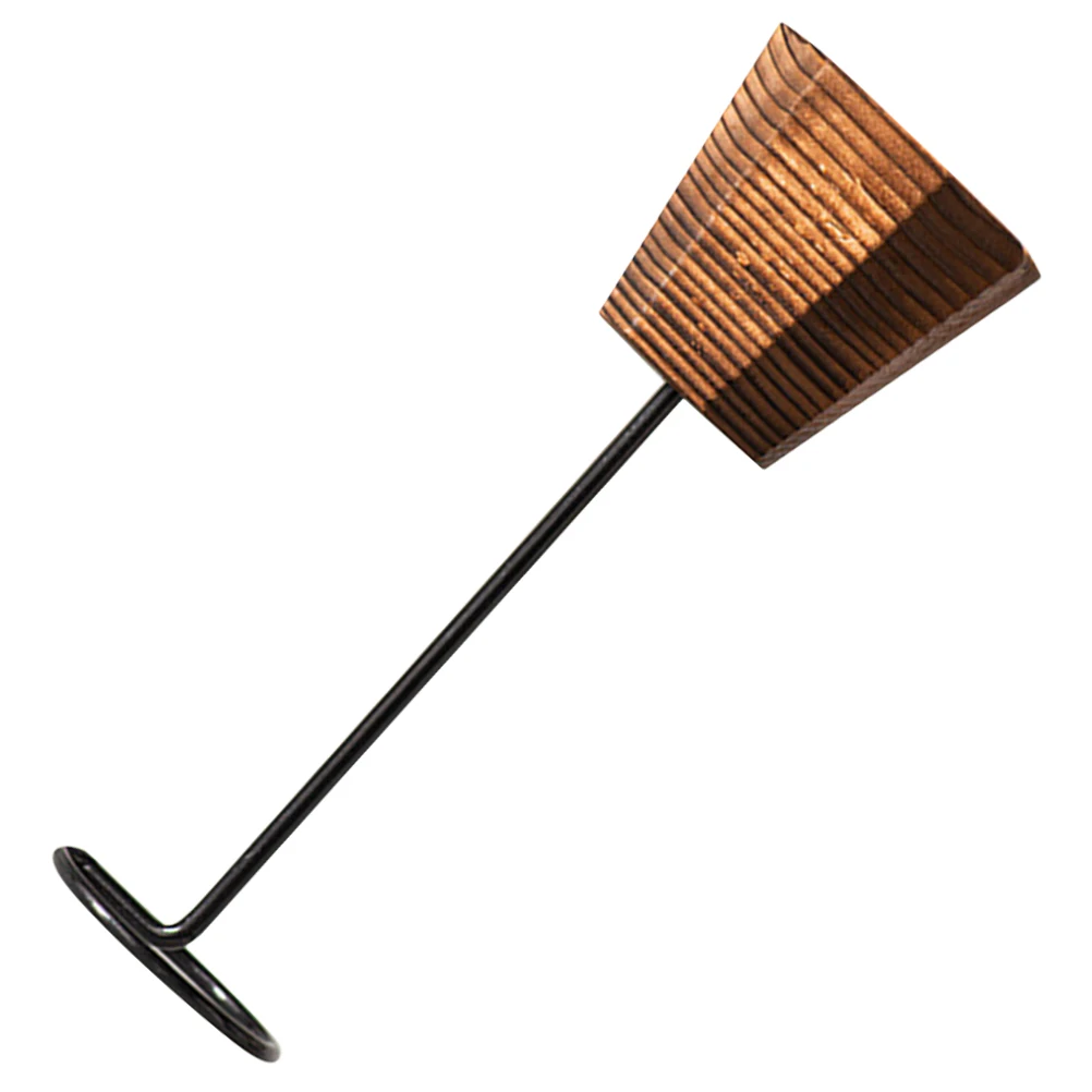 

Tabletop Holder Vintage Wooden Iron Wedding Decoration Unique Design Cozy Ambiance Construction Exquisite