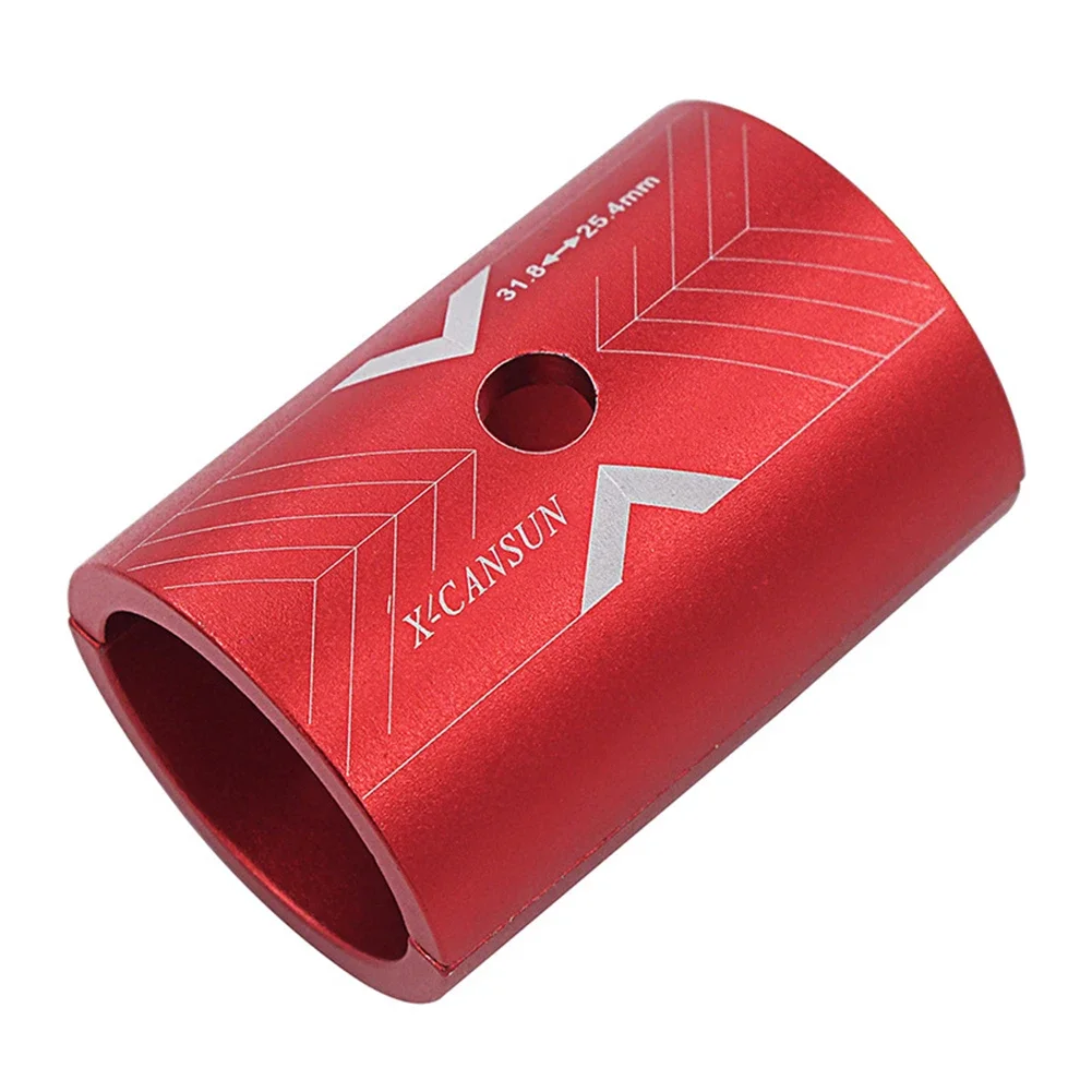 Efficient Aluminum Alloy Handlebar Bar Shim Spacer Sleeve  Seamless Size Change from 31 8mm to 25 4mm  CNC Precision Processing