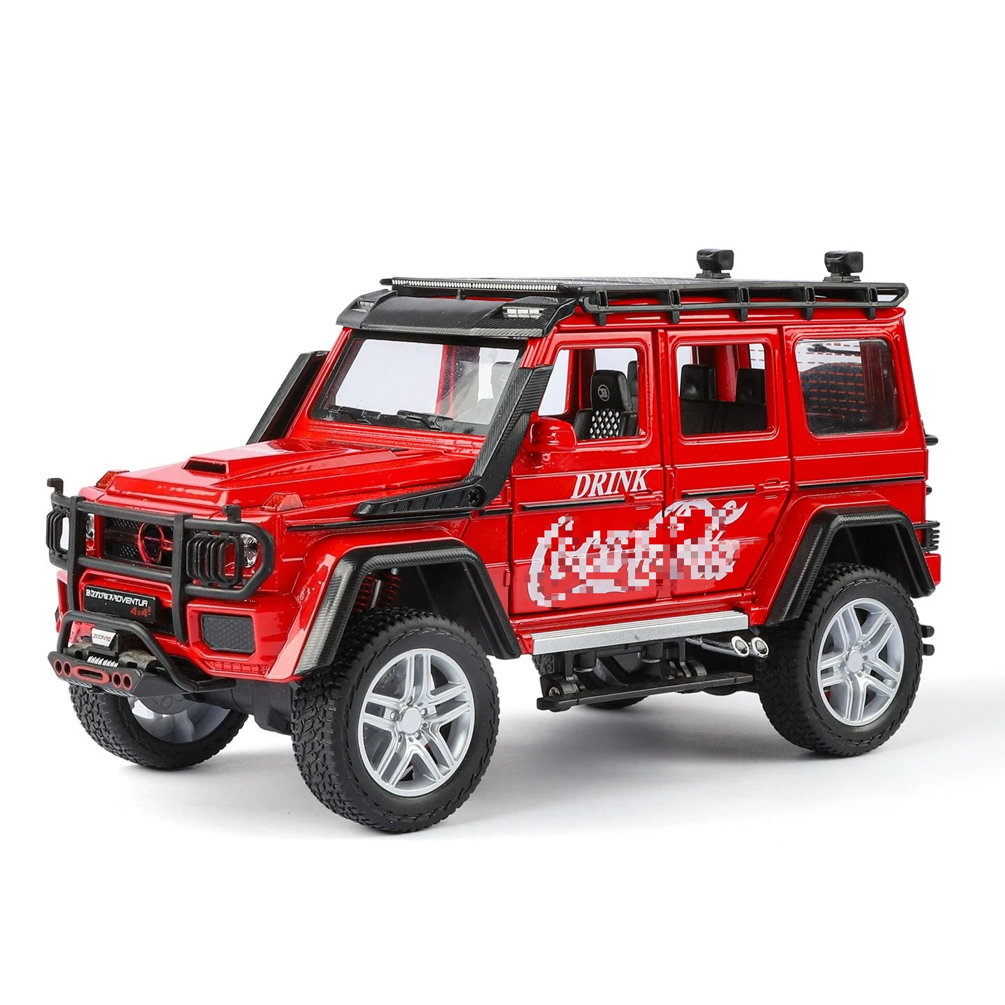 1:24 G800 Big G Modelos de carros off-road Liga Modelos de metal fundido Hobbies Coletando presentes Brinquedos