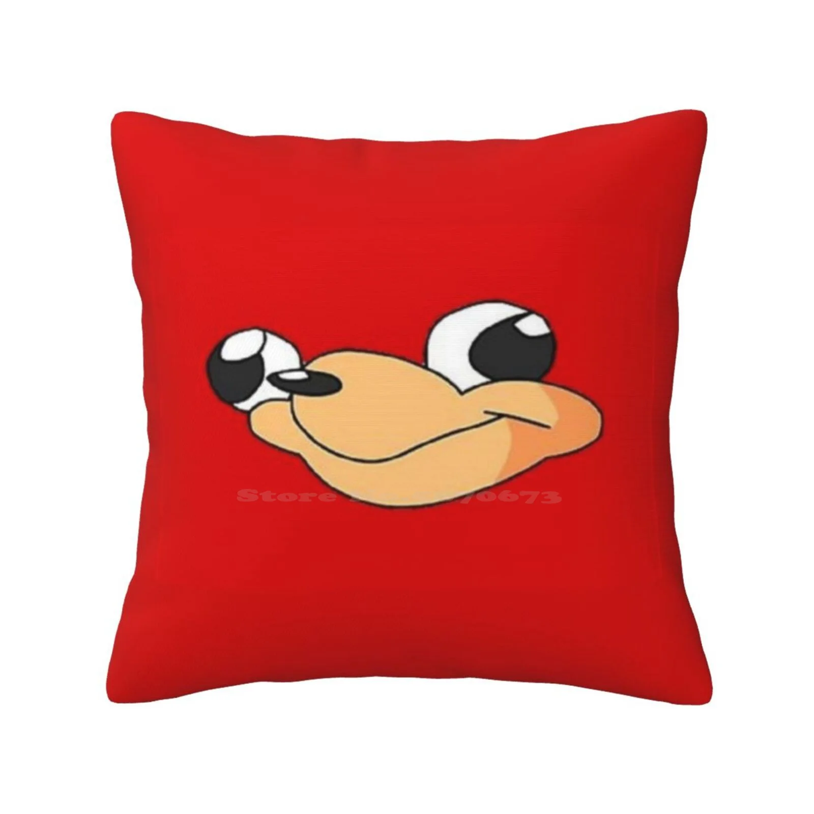 Uganda Knuckles Pillow Cover Hug Pillowcase Uganda Knuckles Meme Jokes Fun Cool