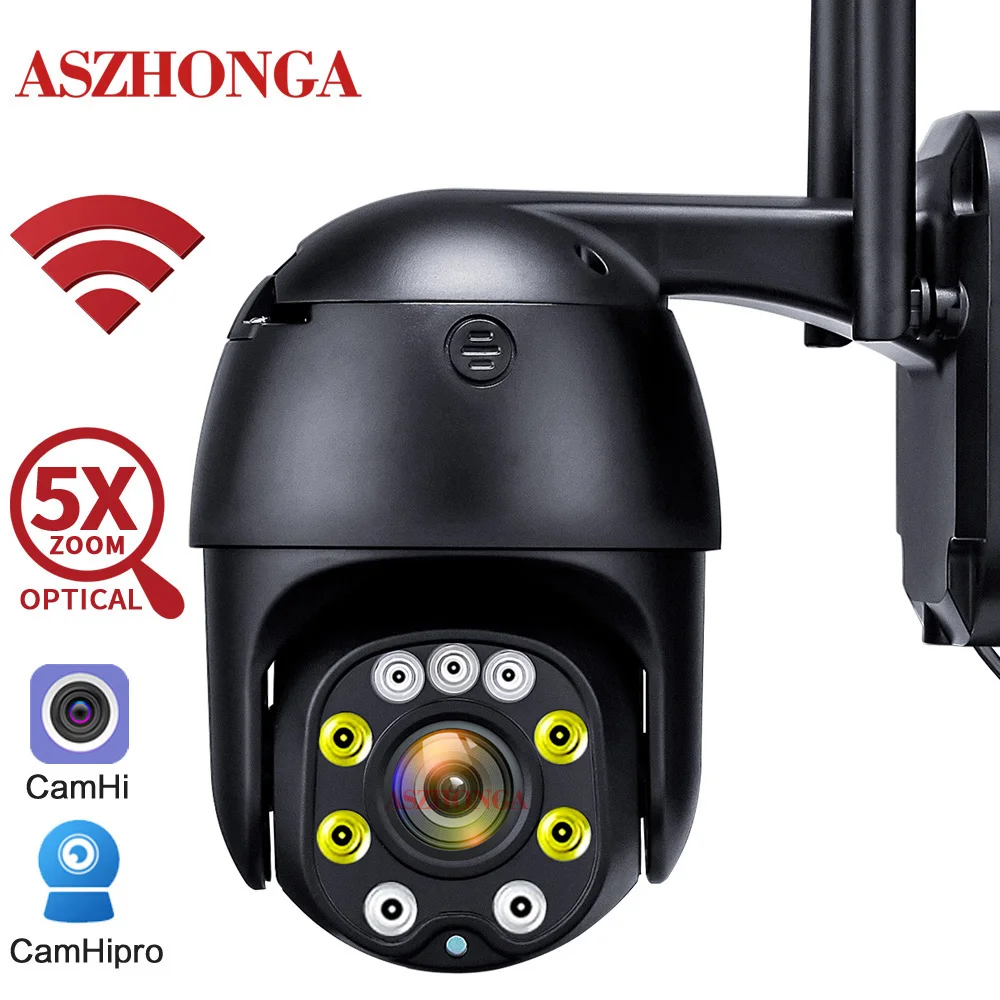 

5MP Wireless 5X Optical Zoom WIFI IP Camera Outdoor Indoor 1080P HD CCTV Home Security Auto Tracking Night Vision Surveillance