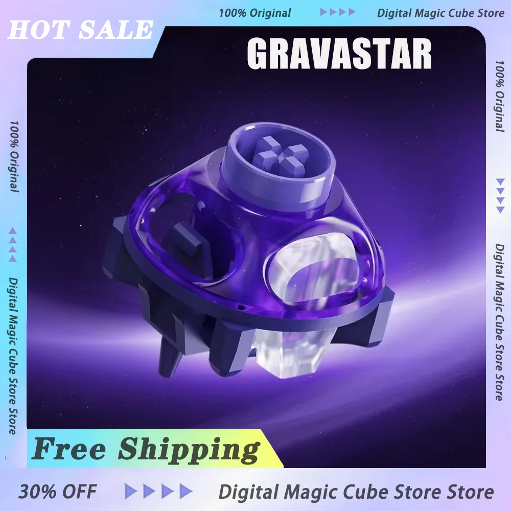 

GravaStar UFO Magnetic Mechanical keyboard Switch Long Spring Back-sealed Magnetic Switch PC Gamer Accessories Gifts