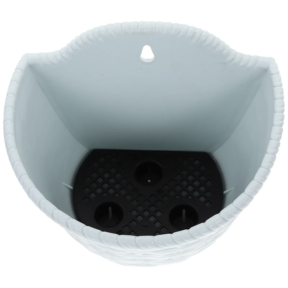 

Hanging Flower Pot Large Plastic Planter Balcony Courtyard Wall Planters Garden Decor Home Balcony
