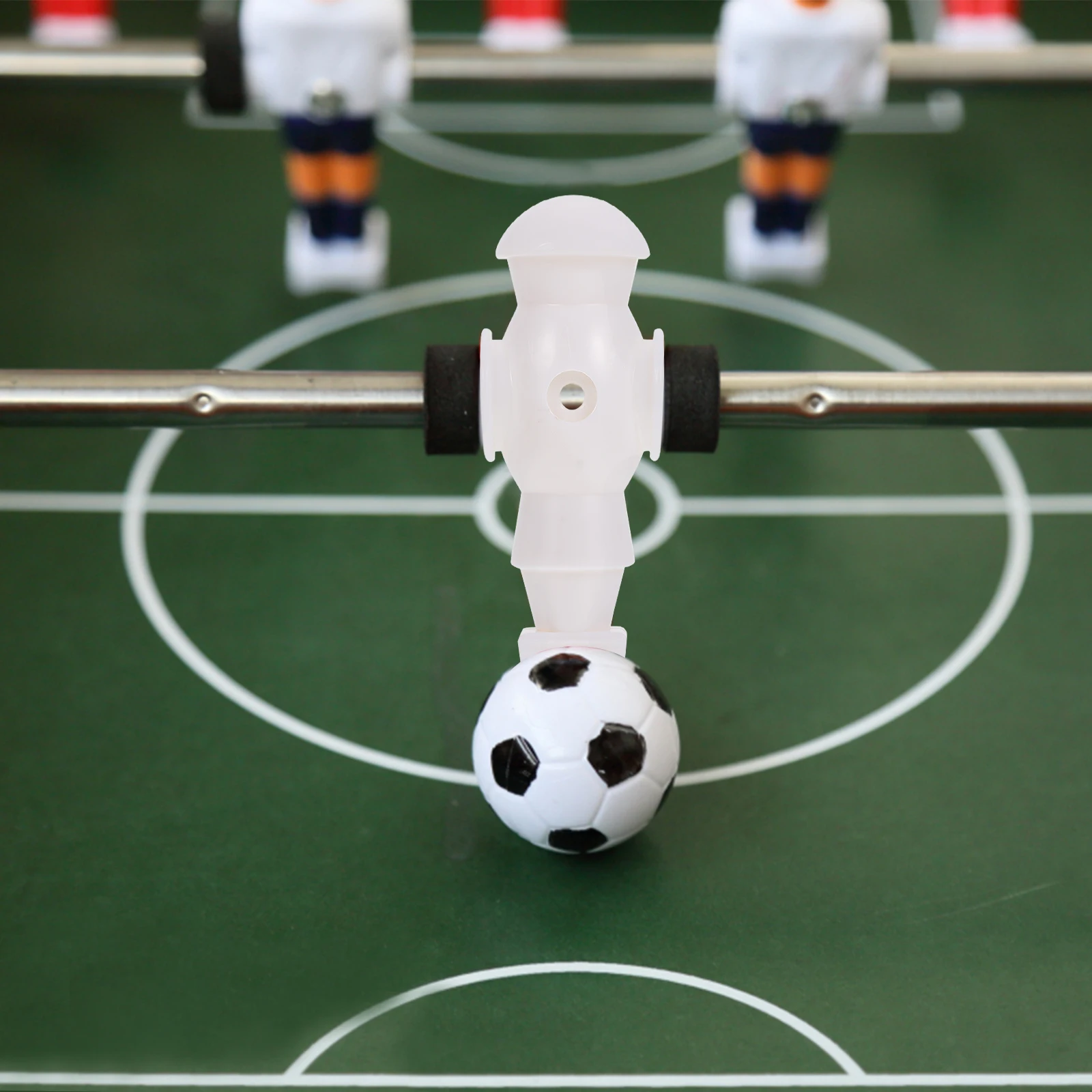 

4pcs Table Football Players Foosball Machine Replacement Soccer Resin Mechanical Waterproof Lightweight Easy Install
