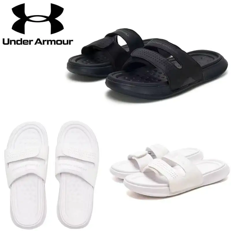 2026 new Under Armour Womens Sport Lifestyle Slides 3025045-001/101 Soft Lining Durable Athletic Sandals sport