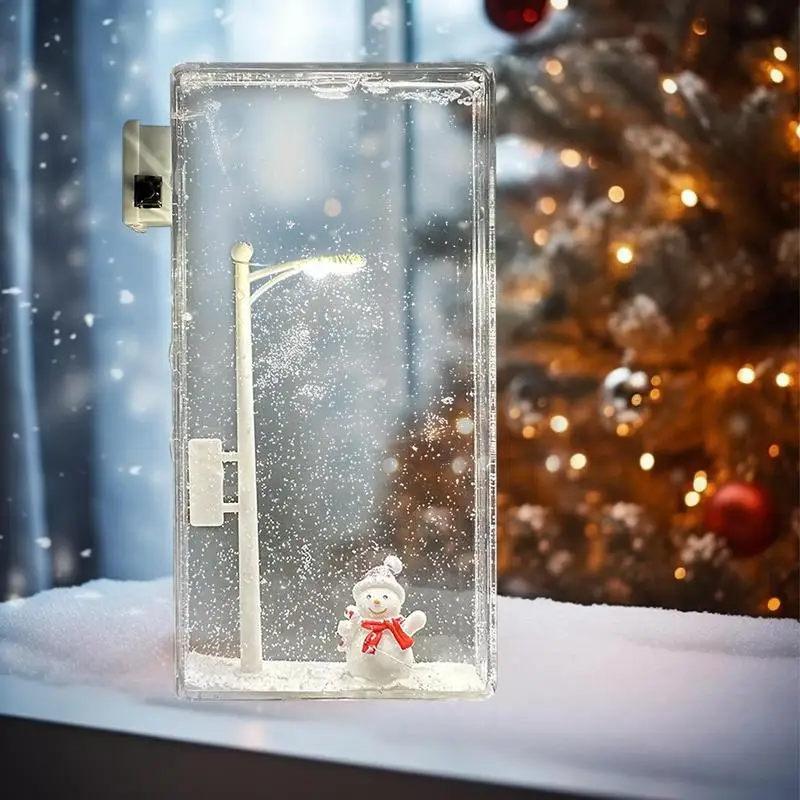 Lumière LED bonhomme de neige faite à la main, veilleuse de bureau, escales faites à la main, Noël, chambre à coucher