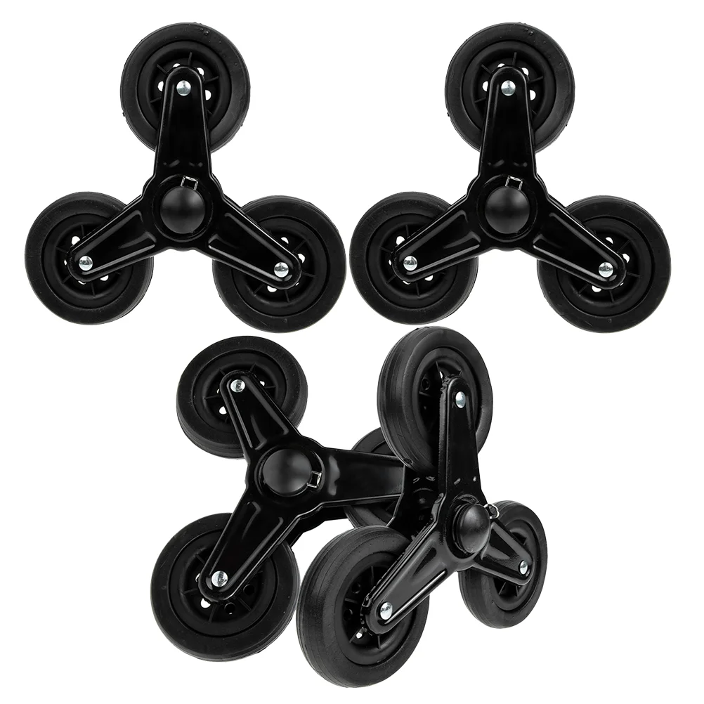 Shopping Wheel Triangle Stair Climbing Wheels Collapsible Cart with Hand Truck Foldable Dolly Heavy Duty