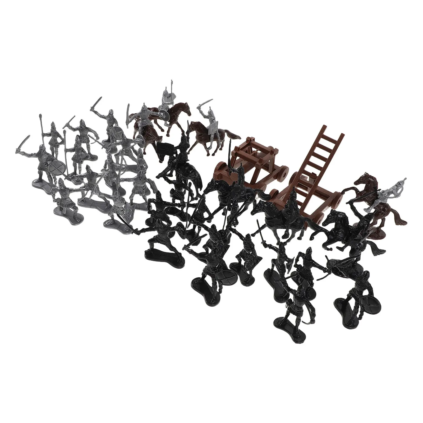Knight Action Figures Medieval Toys Knights Figurine for Kids Boys Figurines Miniatures