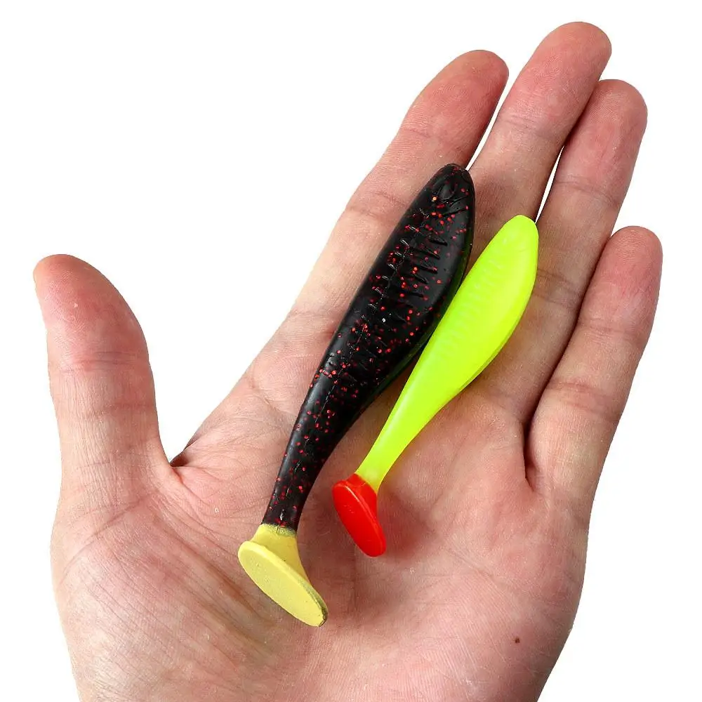 Señuelos Suaves Cola de Paleta para Pesca Deportiva Efectivo - imagen 5