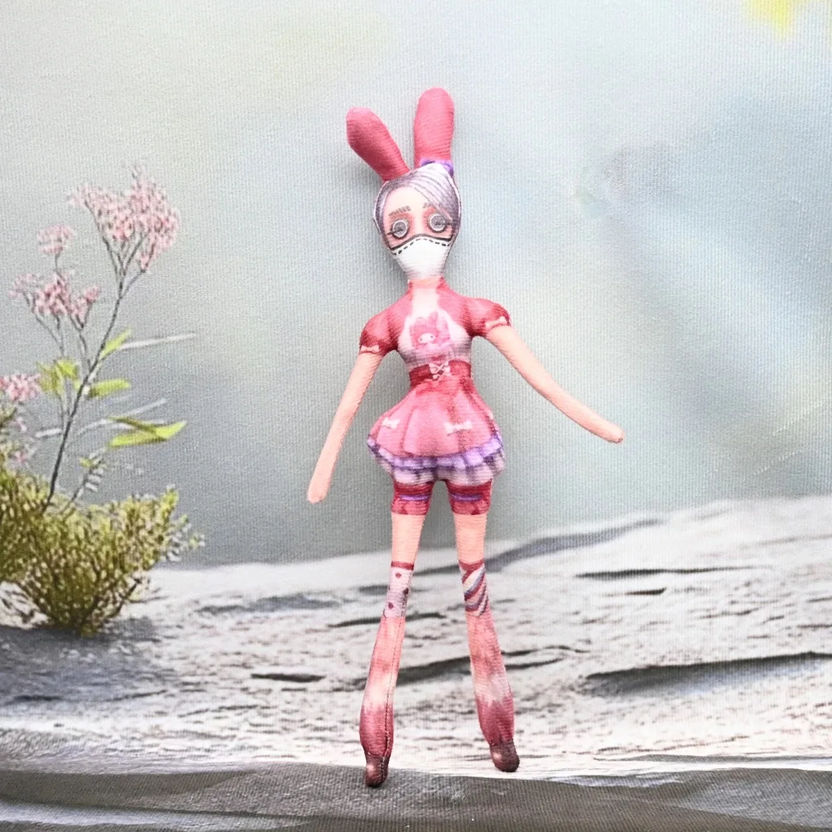 다섯 번째 캐릭터 코스프레 용병 치어리더 엠발머 추상 피규어 손발 와이어 스켈레톤 포징 디자인