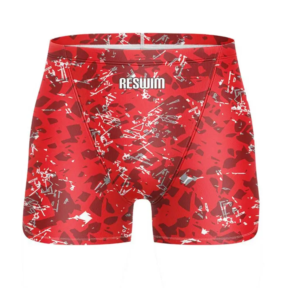 Summer Men's Sports Training Jammers Swimsuit Swimming Trunks Swim Surf Short Beach Tights Shorts Quick Dry Water Swimming Pants