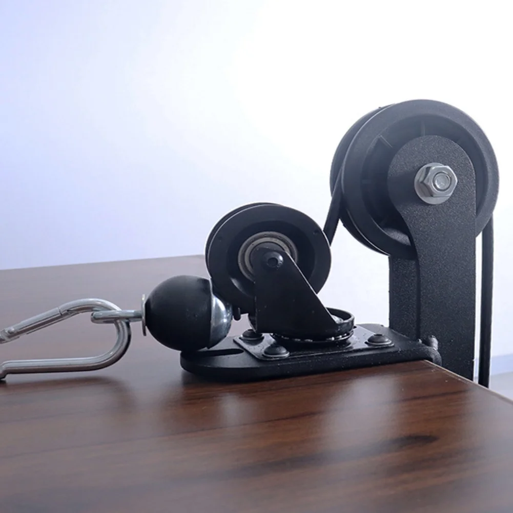 Armwrestling Pulley System for Desktop with Secure Clamp and Pin Suitable for Wrist and Arm Muscle Rehabilitation