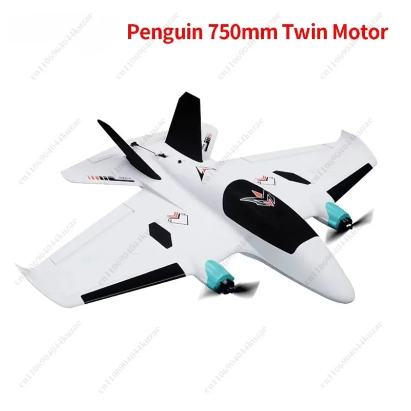 For FPV Fans ATOMRC Penguin 750mm Wingspan Twin Motor FPV RC Plane KIT PNP Outdoor Flying Wing