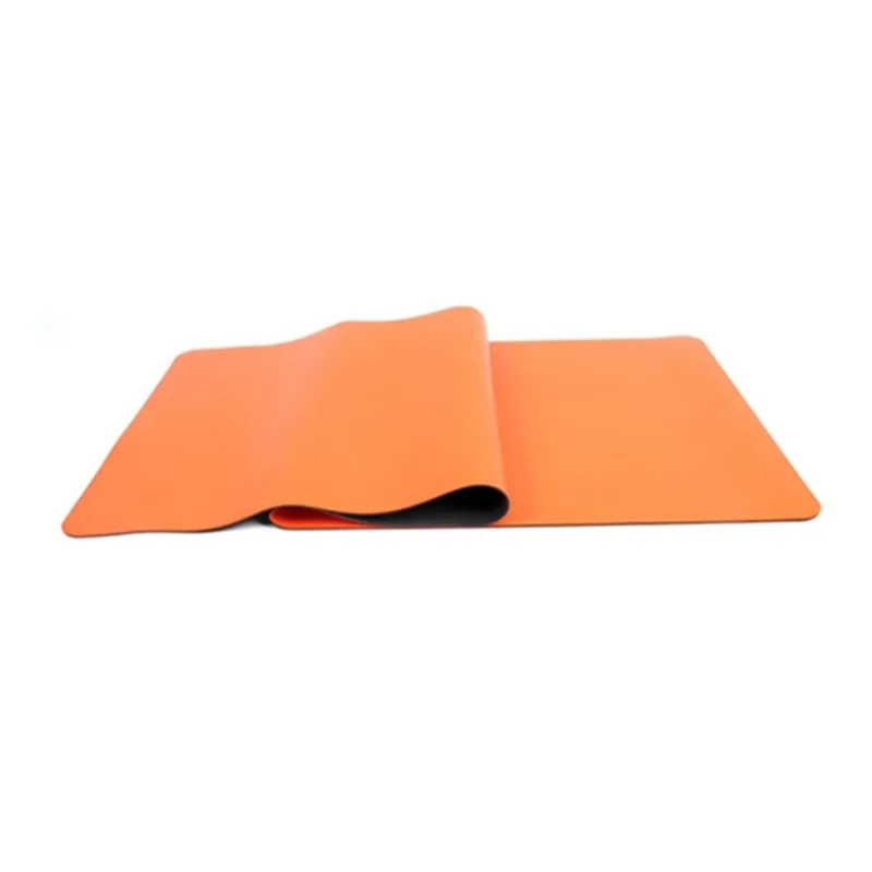 Orange/Coral Orange/Pink/Green/Dark Green Smooth Yoga Mat / Non-Slip Exercise Mat, Rubber Material, Packaging Included