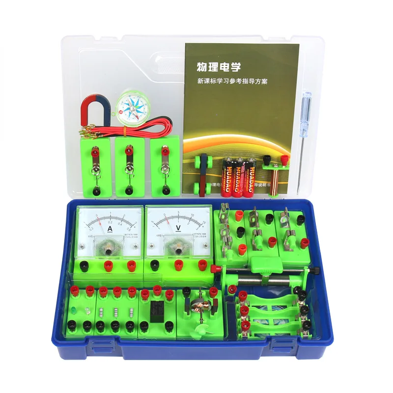 Kids Basic Circuit Electricity Learning Kit Physics Educational Toys For Children STEM Experiment Teaching Hands-on Ability Toys