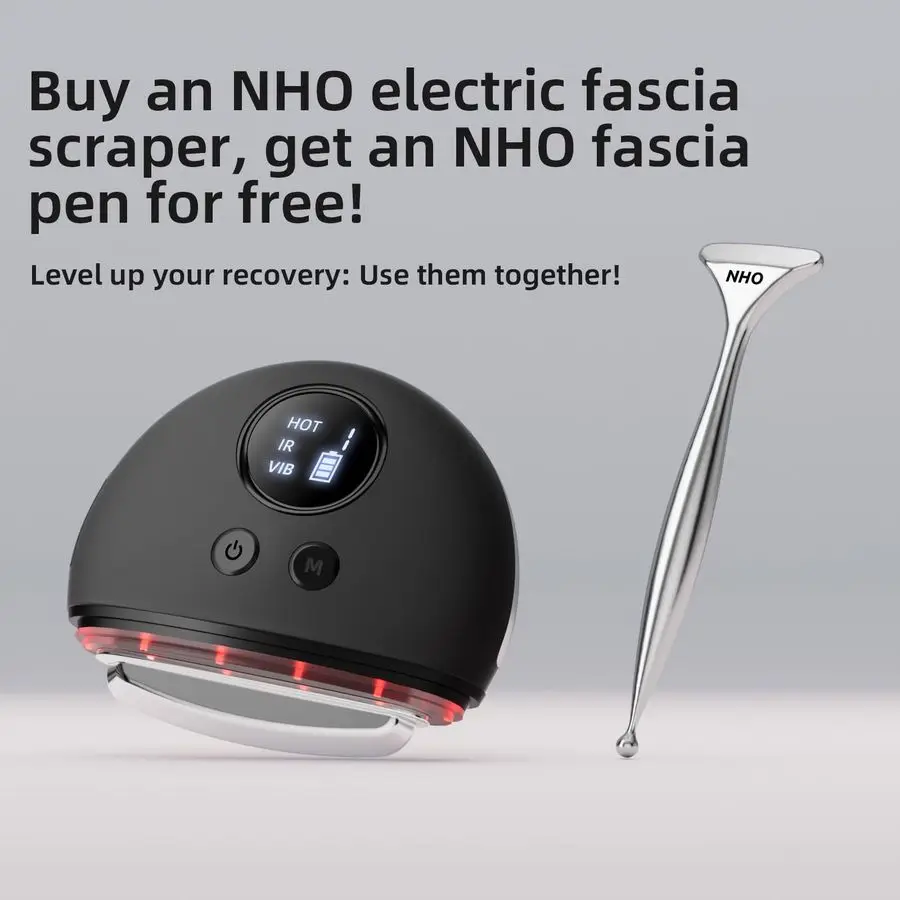 سكين اللفافة الكهربائية، التدفئة والاهتزاز، أداة مكشطة العضلات، ناسف اللفافة، أدوات تدليك أداة اللفافة للأنسجة العميقة، IA #2