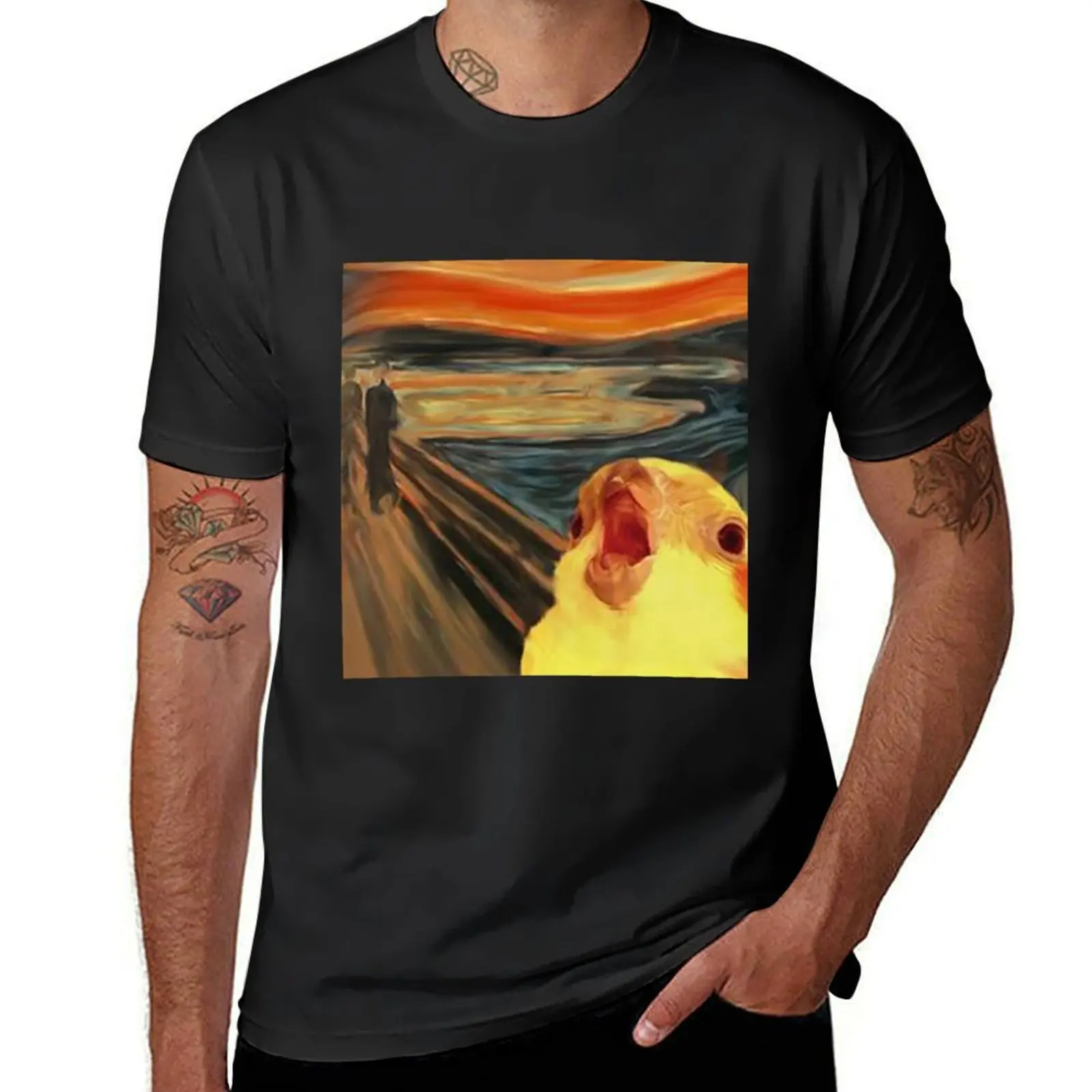 

The Screm Cockatiel T-Shirt clothes anime t shirts custom t shirt outfits for men